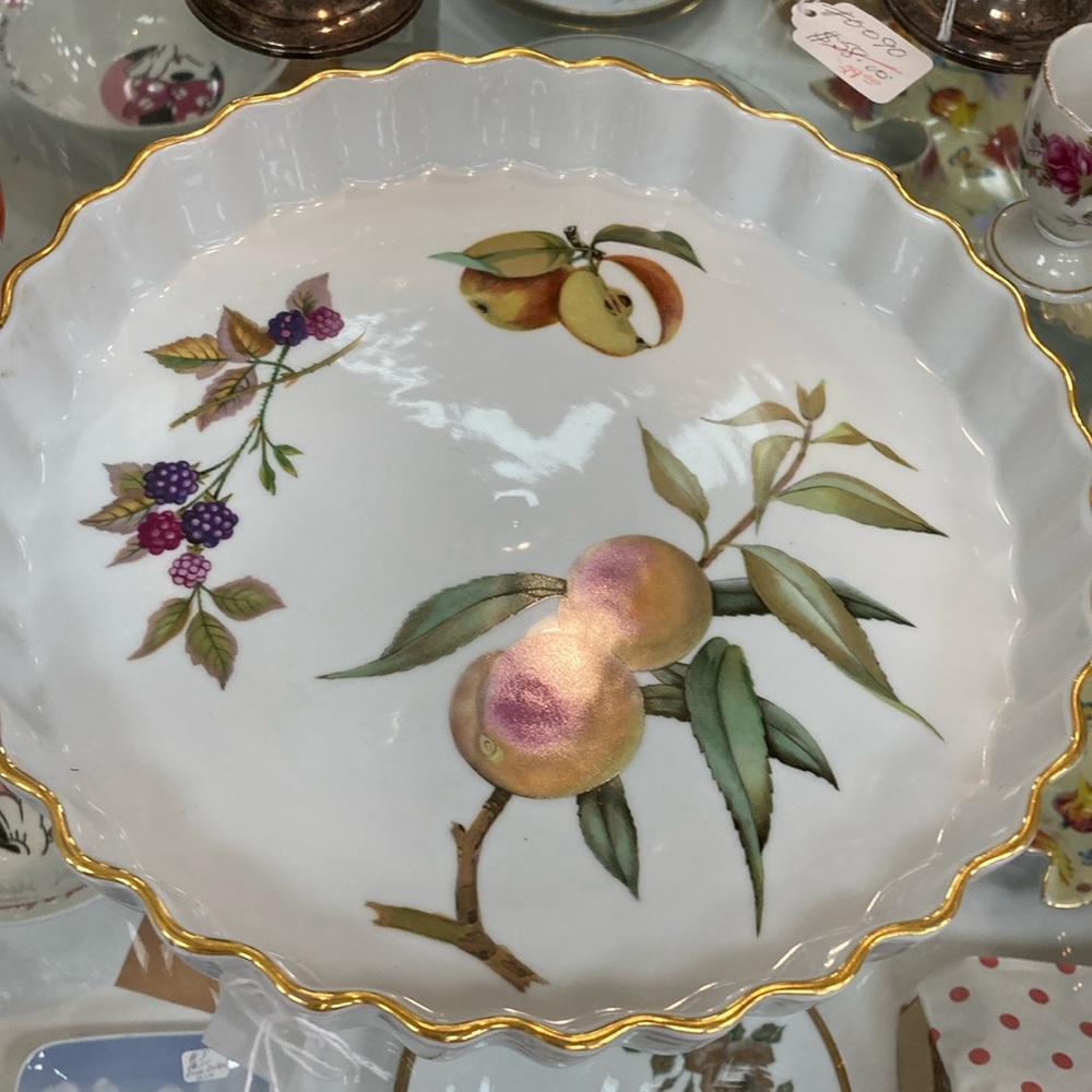 Evesham Fruited Pie Plate